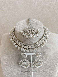 Rezwana Silver Necklace sets - SOKORA JEWELSRezwana Silver Necklace sets