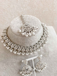 Rezwana Silver Necklace sets - SOKORA JEWELSRezwana Silver Necklace sets