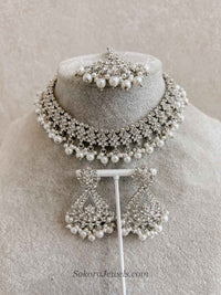 Rezwana Silver Necklace sets - SOKORA JEWELSRezwana Silver Necklace sets
