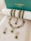 Rhea Gift Box Set - Green - SOKORA JEWELSRhea Gift Box Set - GreenNECKLACE SETS