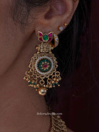 Rhea Heritage Necklace Set – Ruby, Emerald & Kundan - SOKORA JEWELSRhea Heritage Necklace Set – Ruby, Emerald & Kundan