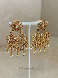 Rishi Gold Necklace set with Pearl Beads - SOKORA JEWELSRishi Gold Necklace set with Pearl BeadsNECKLACE SETS