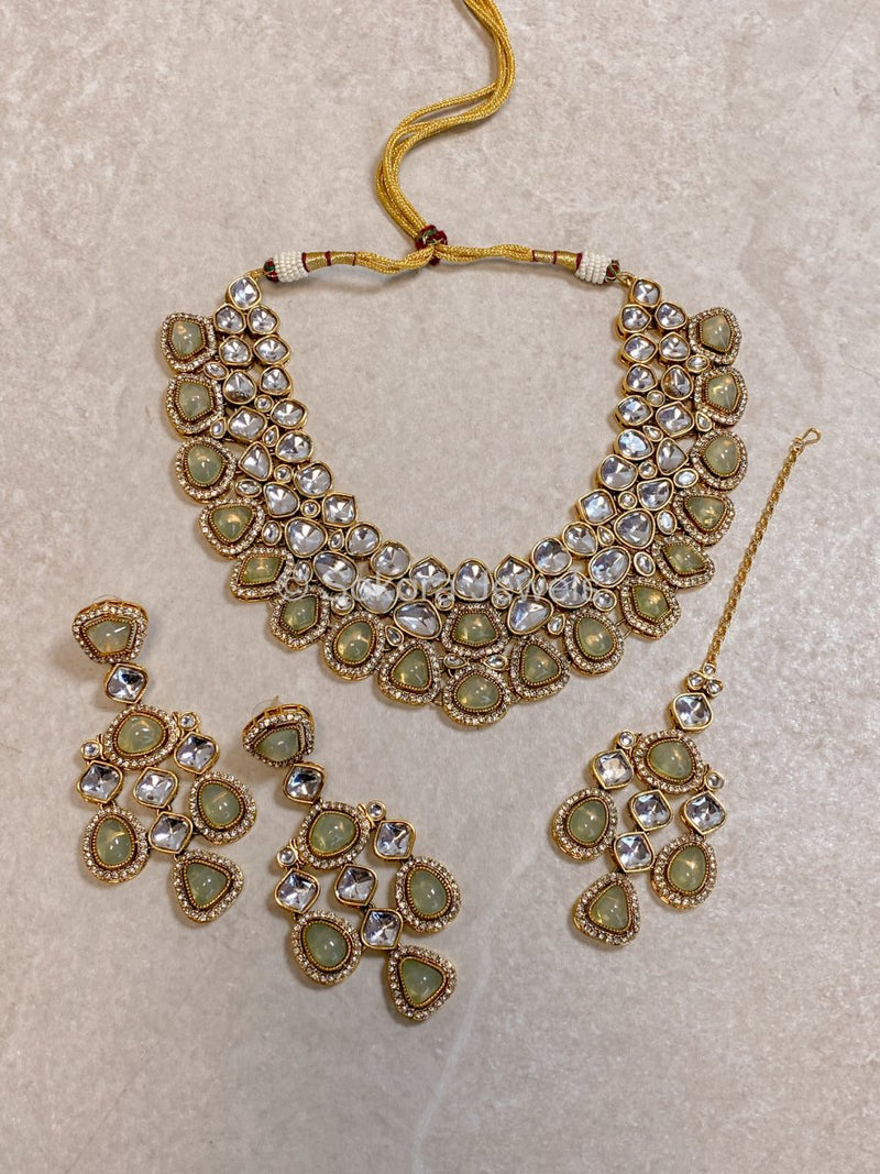 Rita Faux Kundan Set in 13 Colours - SOKORA JEWELSRita Faux Kundan Set in 13 ColoursNECKLACE SETS