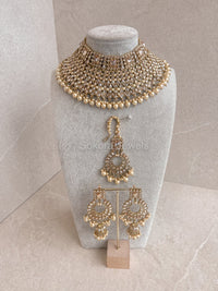 Riya Bridal set - Golden - SOKORA JEWELSRiya Bridal set - Golden