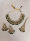 Rohini Necklace set - Green - SOKORA JEWELSRohini Necklace set - Greennecklace sets