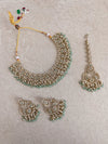 Rohini Necklace Set - Mint - SOKORA JEWELSRohini Necklace Set - Mint