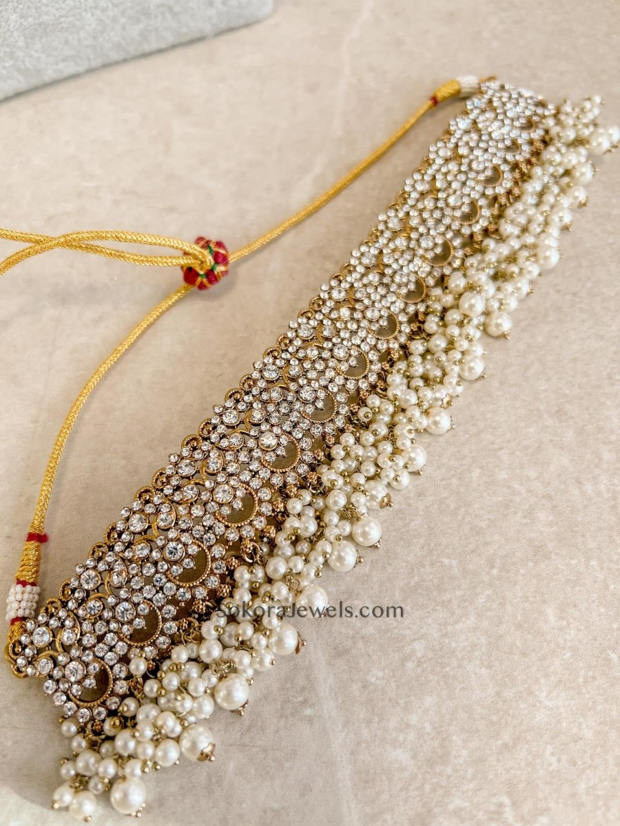 Roma Pearl Choker - SOKORA JEWELSRoma Pearl ChokerChoker Sets