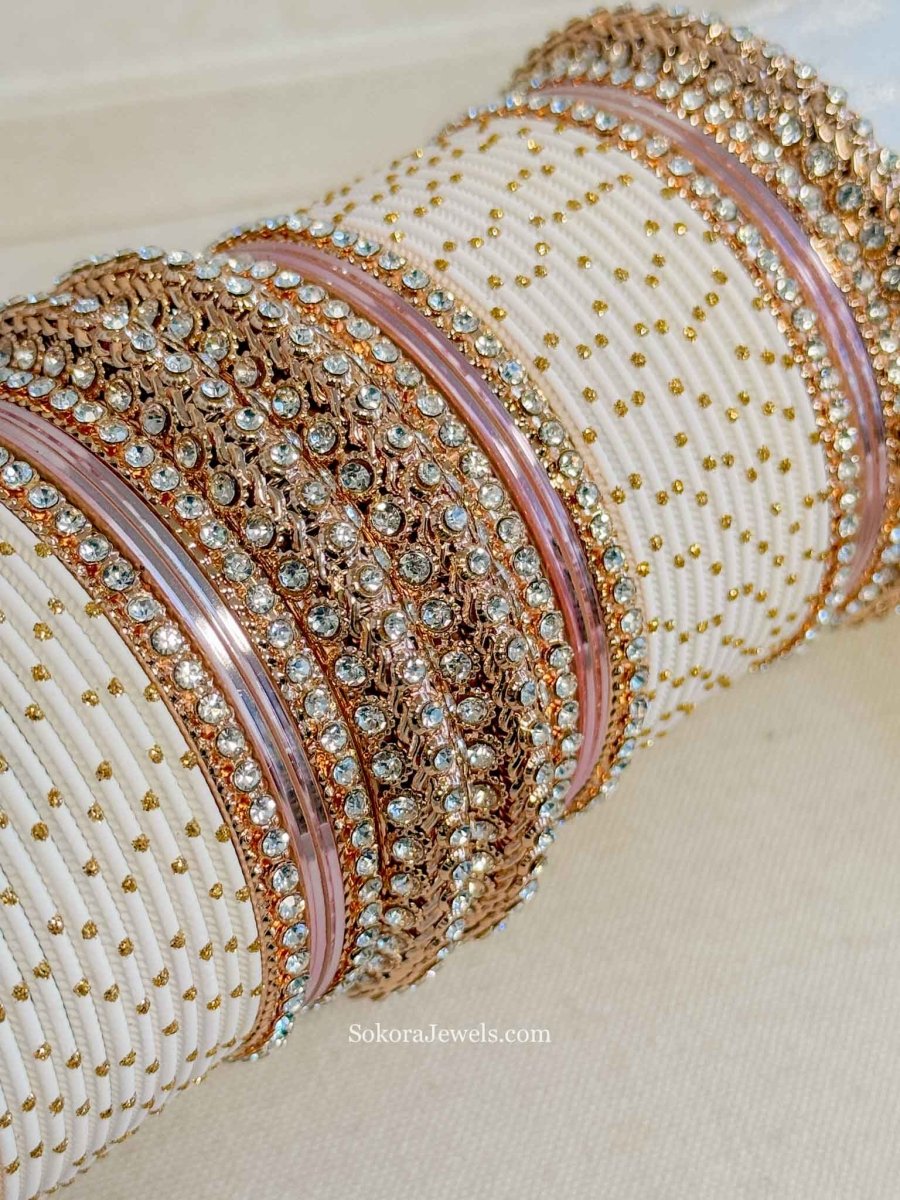 Rose gold Clearance Bangle set - SOKORA JEWELSRose gold Clearance Bangle setBANGLES