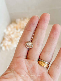 Rose Gold & Kundan Nose Pin - Slide type - SOKORA JEWELSRose Gold & Kundan Nose Pin - Slide type