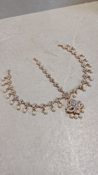 Rose Gold Mathapatti - SOKORA JEWELSRose Gold Mathapatti