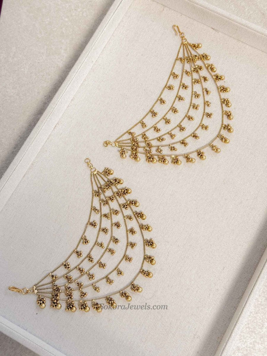 Royal Cascade Sahara Earring chains - SOKORA JEWELSRoyal Cascade Sahara Earring chainsEARRINGS