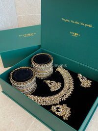 Ruchika Box Set - Gold & Clear - SOKORA JEWELSRuchika Box Set - Gold & Clear