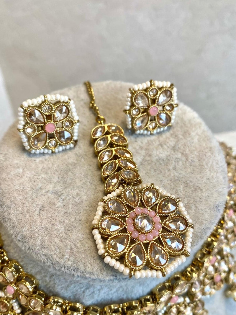 Rupali Necklace Set - 3 Colours - SOKORA JEWELSRupali Necklace Set - 3 Colours