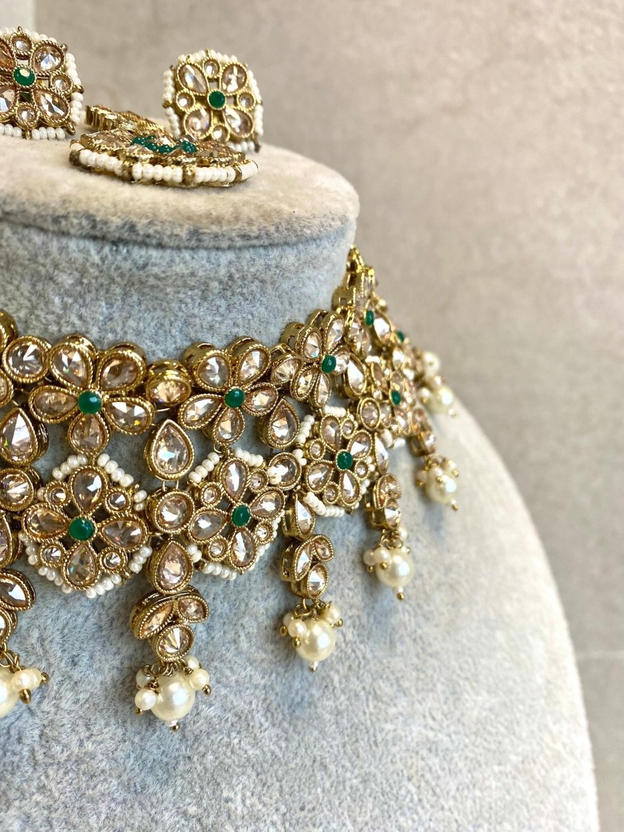 Rupali Necklace Set - 3 Colours - SOKORA JEWELSRupali Necklace Set - 3 Colours