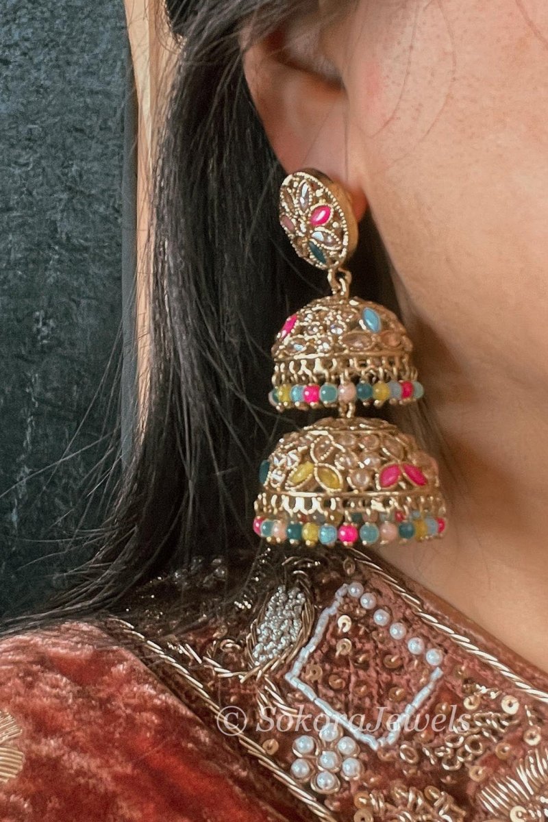 Sabina Earrings - Multicolour - SOKORA JEWELSSabina Earrings - Multicolour