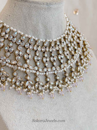 Sabina Necklace Set - Light Pink - SOKORA JEWELSSabina Necklace Set - Light Pink