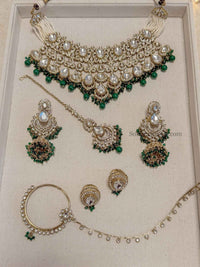 Samreen Kundan Bridal set - SOKORA JEWELSSamreen Kundan Bridal set