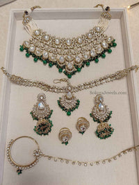 Samreen Kundan Bridal set - SOKORA JEWELSSamreen Kundan Bridal set