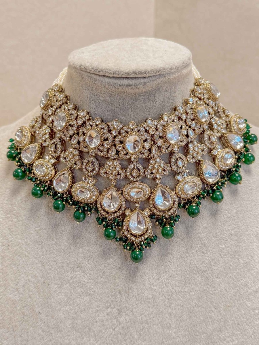 Samreen Kundan Bridal set - SOKORA JEWELSSamreen Kundan Bridal set