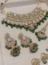 Samreen Kundan Bridal set - SOKORA JEWELSSamreen Kundan Bridal set