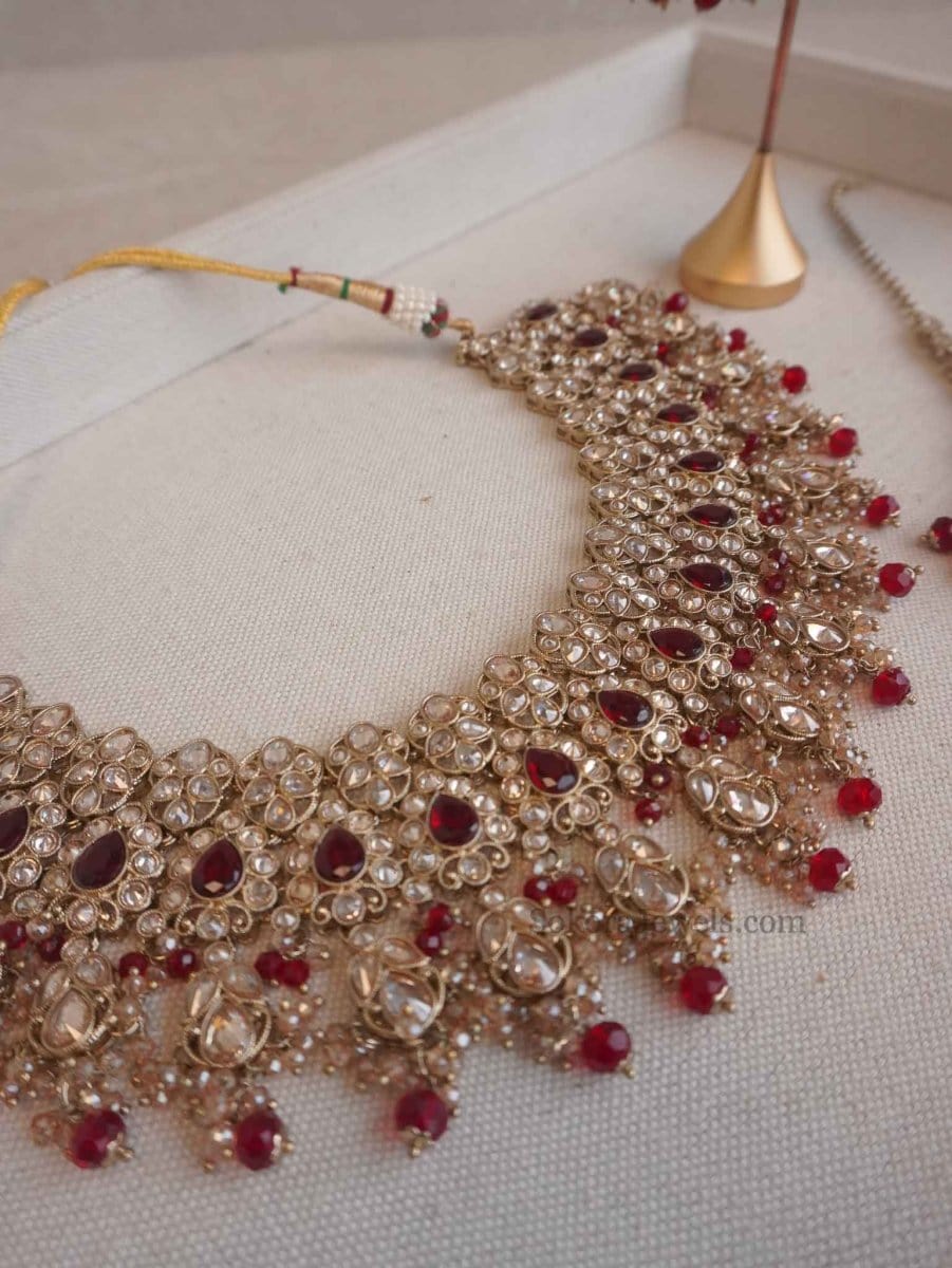 Sanaa Bridal Necklace Set - SOKORA JEWELSSanaa Bridal Necklace Set