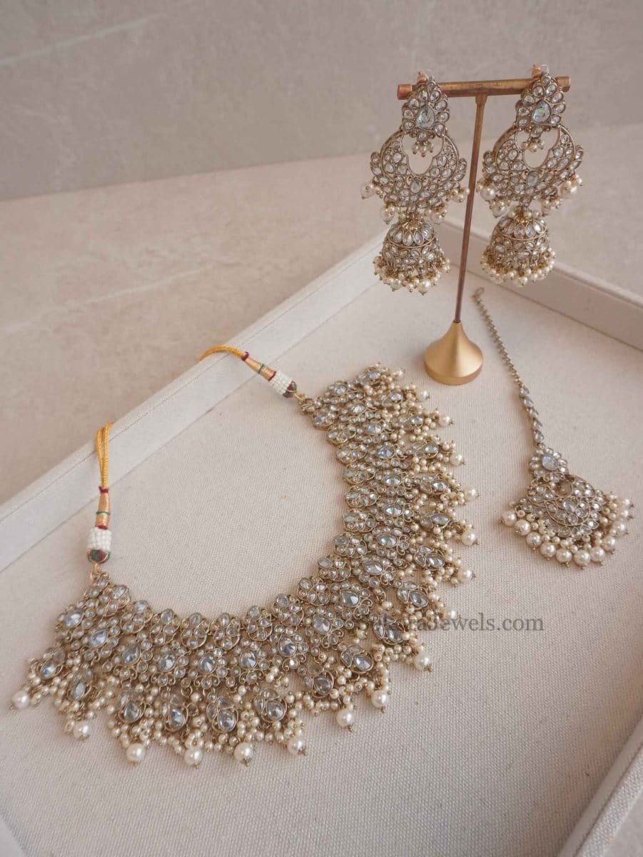 Sanaa Bridal Necklace Set - SOKORA JEWELSSanaa Bridal Necklace Set