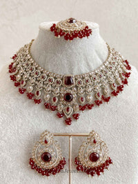Sarb Antique Gold Necklace sets - SOKORA JEWELSSarb Antique Gold Necklace sets