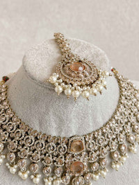 Sarb Antique Gold Necklace sets - SOKORA JEWELSSarb Antique Gold Necklace sets