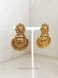 Scalloped Temple Necklace set - SOKORA JEWELSScalloped Temple Necklace set