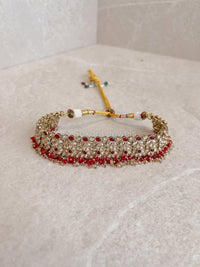 Seema Choker - Red - SOKORA JEWELSSeema Choker - RedChoker Sets