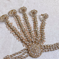 Seema Hand Harness - Light Peach - SOKORA JEWELSSeema Hand Harness - Light Peach