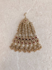 Seema Jhumar - Maroon - SOKORA JEWELSSeema Jhumar - Maroon