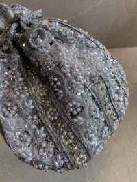 Sequin & Bead Potli Bag - 3 Colour Options - SOKORA JEWELSSequin & Bead Potli Bag - 3 Colour Options