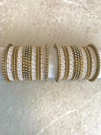 Serena Bangle Set - Off White (Slightly Imperfect) - SOKORA JEWELSSerena Bangle Set - Off White (Slightly Imperfect)BANGLES