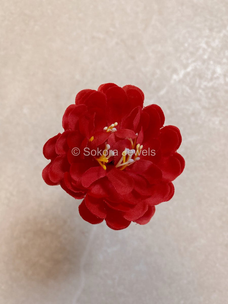 Set of 3 Flower Hair Pieces - 6 Colours - SOKORA JEWELSSet of 3 Flower Hair Pieces - 6 Colours