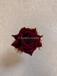 Set of 3 Flower Hair Pieces - 7 Colour Options - SOKORA JEWELSSet of 3 Flower Hair Pieces - 7 Colour Options