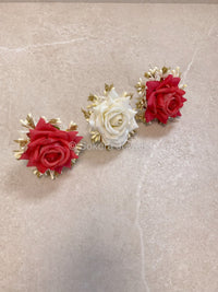 Set of 3 Mixed Oversized Flower Hair Pieces - SOKORA JEWELSSet of 3 Mixed Oversized Flower Hair Pieces