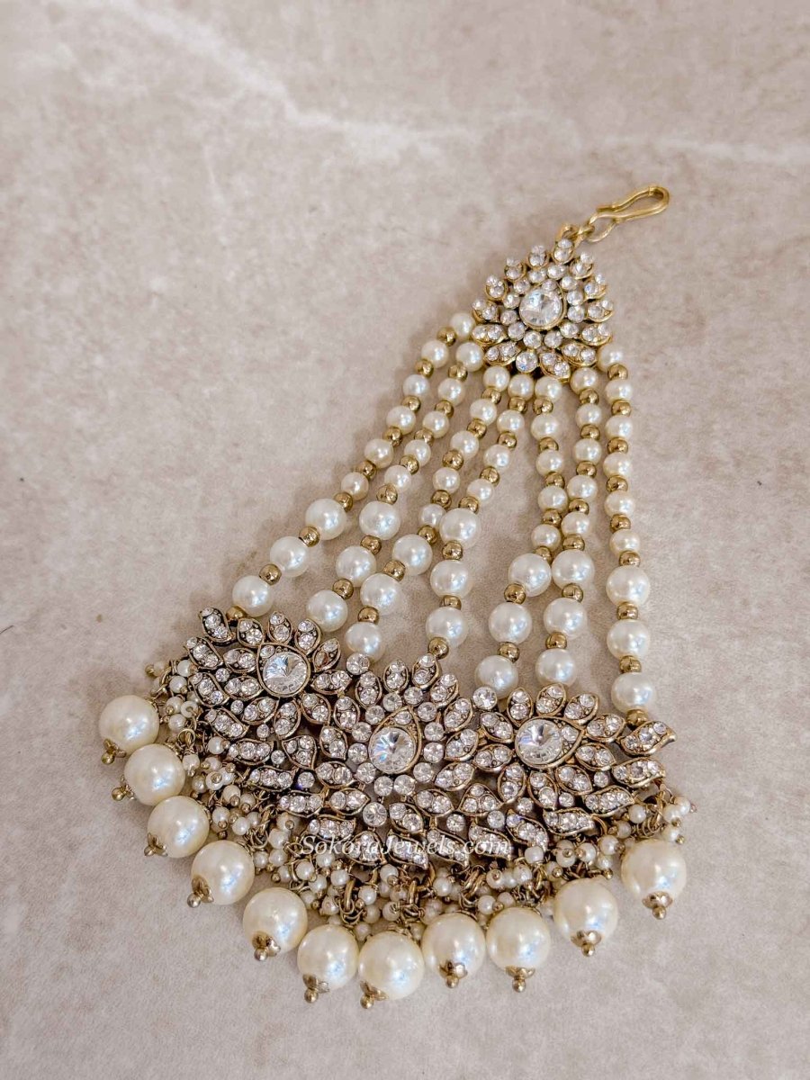 Shazmeen Pearl Jhumar - SOKORA JEWELSShazmeen Pearl Jhumar