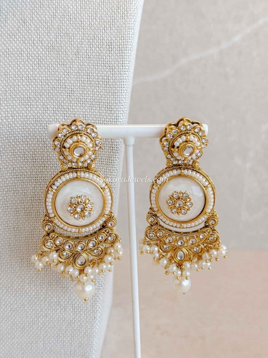 Sheekha Faux Kundan Choker Set - SOKORA JEWELSSheekha Faux Kundan Choker Set