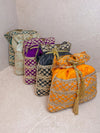 Silk & Stonework Potli Bag - SOKORA JEWELSSilk & Stonework Potli Bag