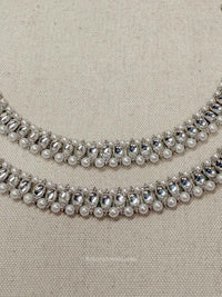 Silver and Pearl Anklets - SOKORA JEWELSSilver and Pearl Anklets