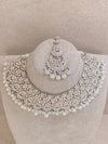 Silver Bridal Necklace set - SOKORA JEWELSSilver Bridal Necklace set