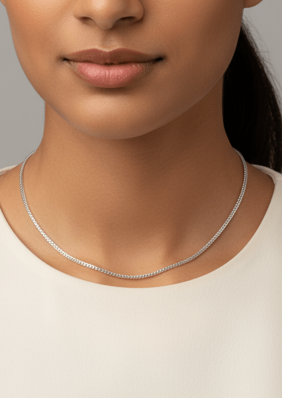 Silver Chain Necklace - SOKORA JEWELSSilver Chain Necklace