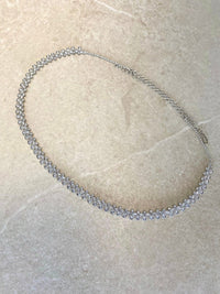Silver Crystal Waist chain - SOKORA JEWELSSilver Crystal Waist chain