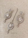 Silver Earring and Tikka set - SOKORA JEWELSSilver Earring and Tikka set