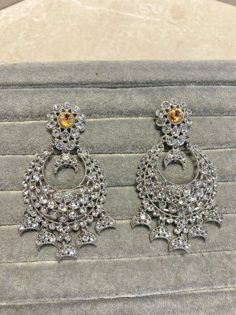 Silver Earrings - Peach - SOKORA JEWELSSilver Earrings - Peach