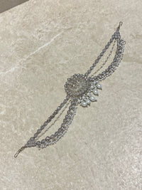 Silver Hair Bun Accessory - SOKORA JEWELSSilver Hair Bun Accessory