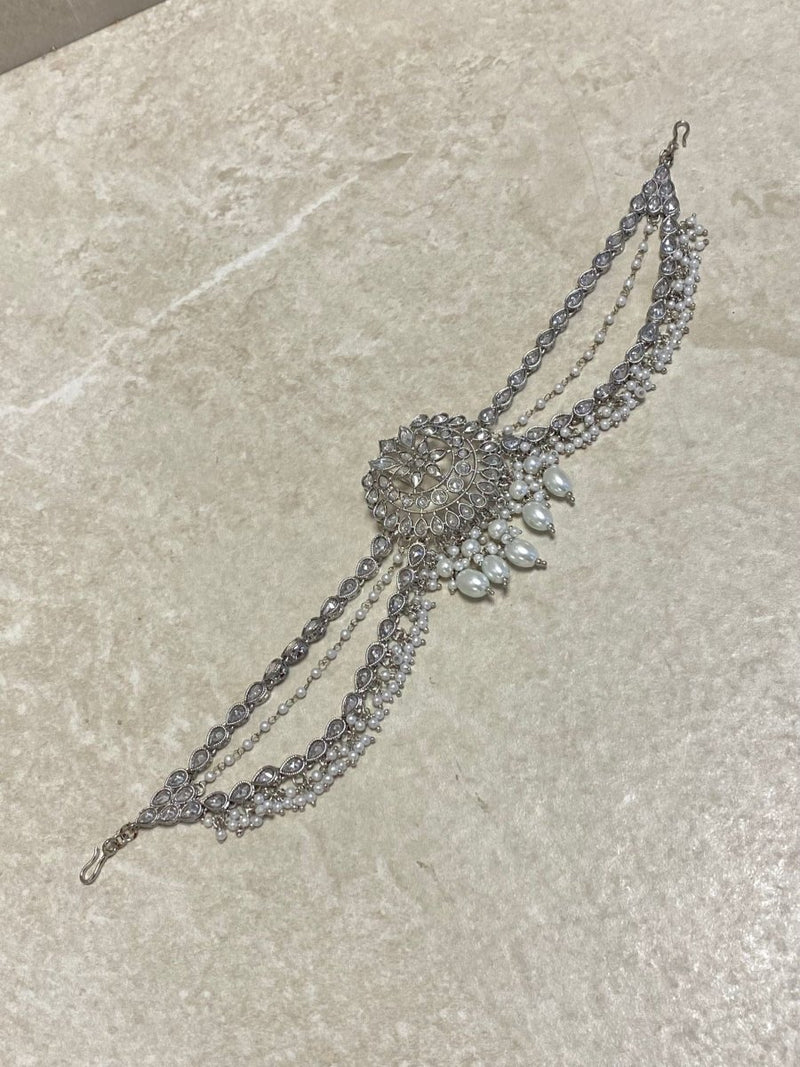 Silver Hair Bun Accessory - SOKORA JEWELSSilver Hair Bun Accessory