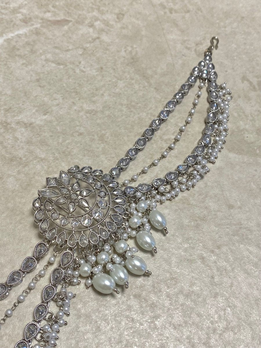 Silver Hair Bun Accessory - SOKORA JEWELSSilver Hair Bun Accessory