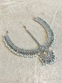 Silver Mathapatti - Pearl - SOKORA JEWELSSilver Mathapatti - Pearl